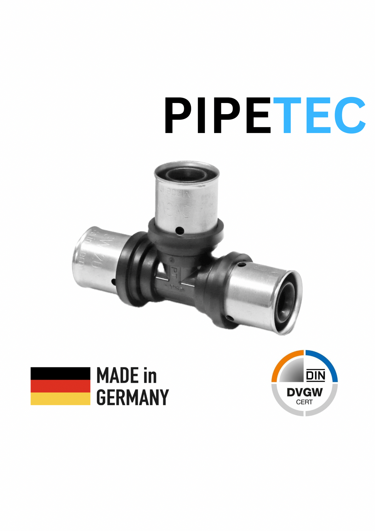 Pipetec Press-T-Stück